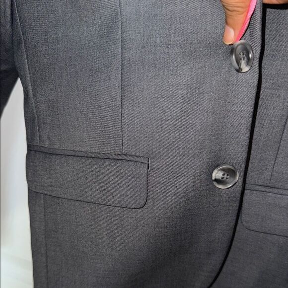 Isaac Mizrahi BOYS Gray classic blazer size 10 NWT - Picture 4 of 11